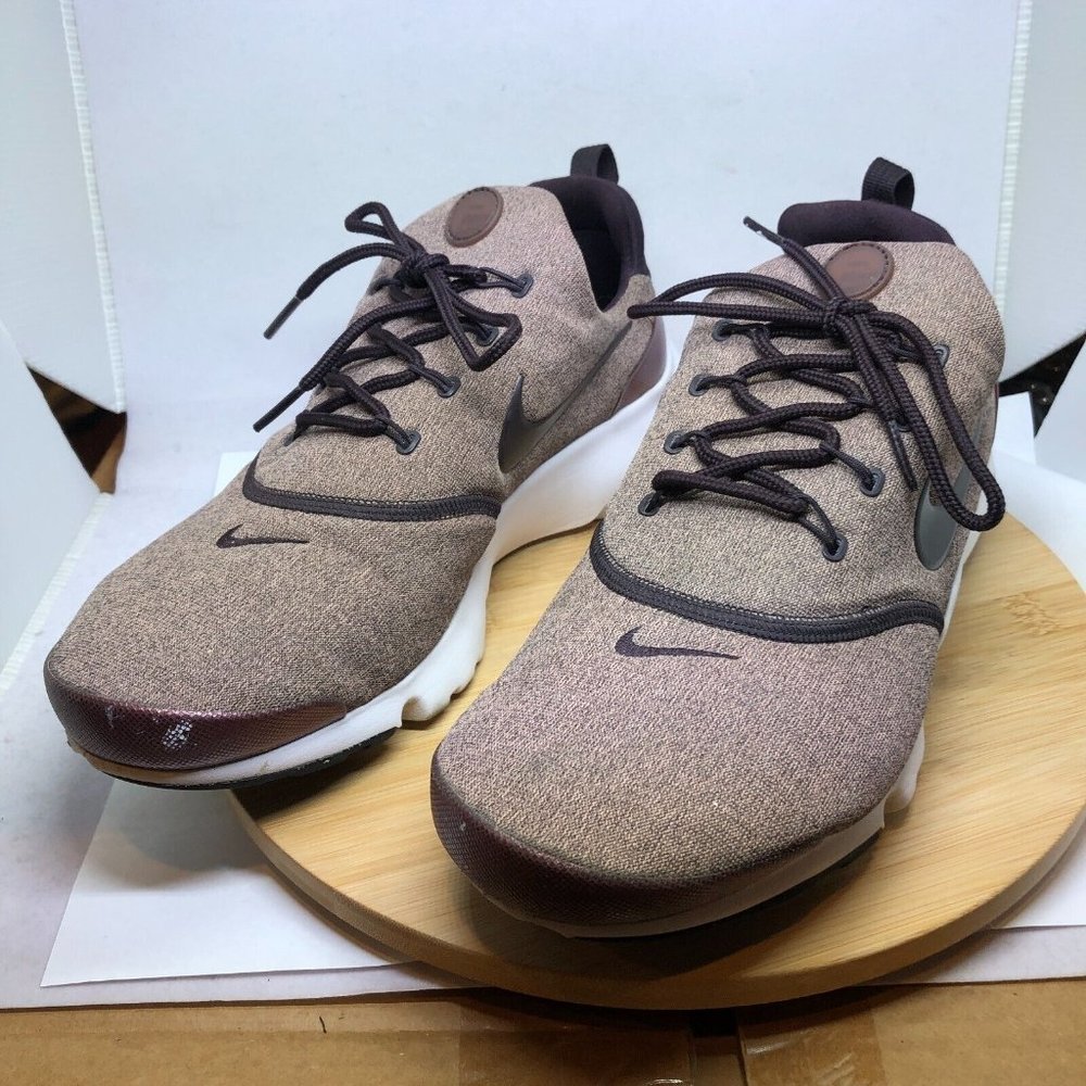 Nike Air Presto Fly Se Trainers Port Wine Womens Sz 11 Mens 9.5 READ DESCRIPTION